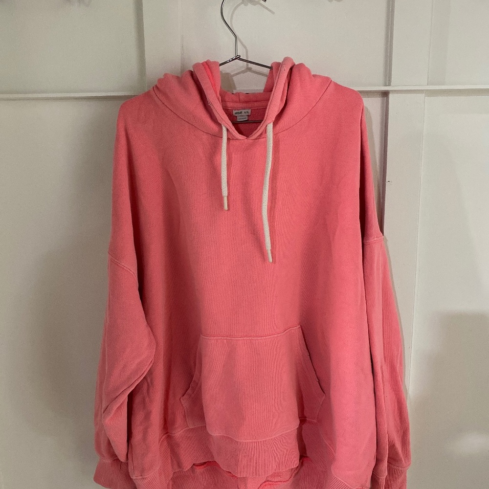 Aerie American Eagle Sweatshirt Pink Hoodie